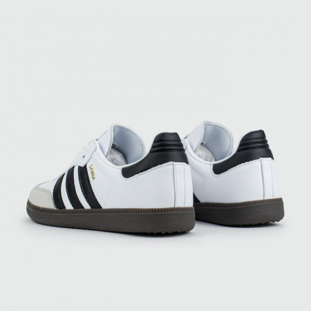 кроссовки Adidas Samba OG White Black Str.