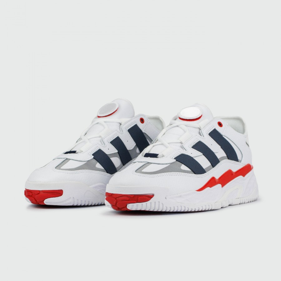 кроссовки Adidas Niteball White / Blue / Red
