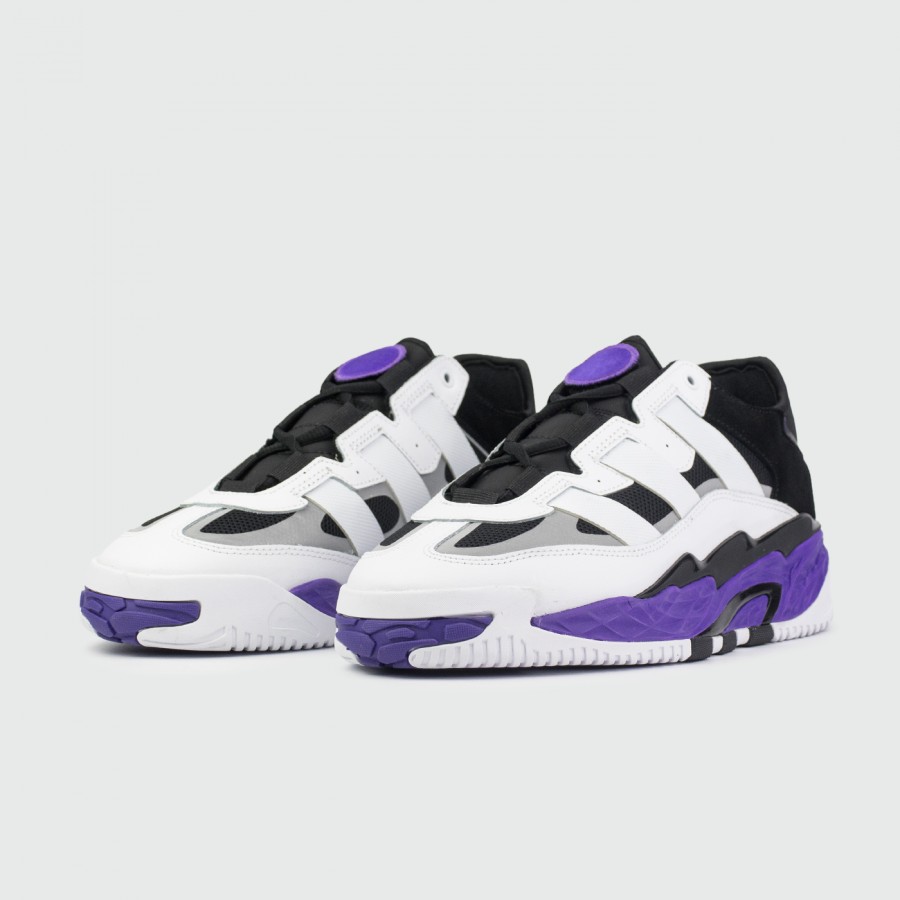 кроссовки Adidas Niteball White / Purple