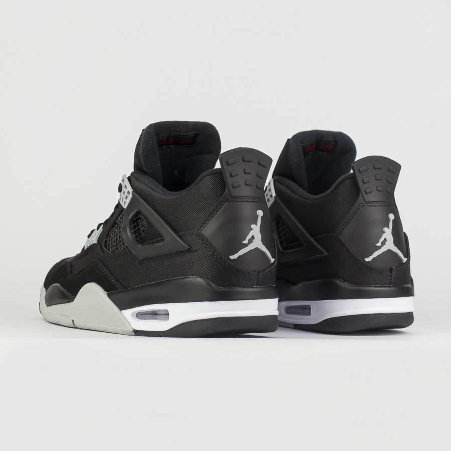 кроссовки Nike Air Jordan 4 Wmns Black Canvas Qual.