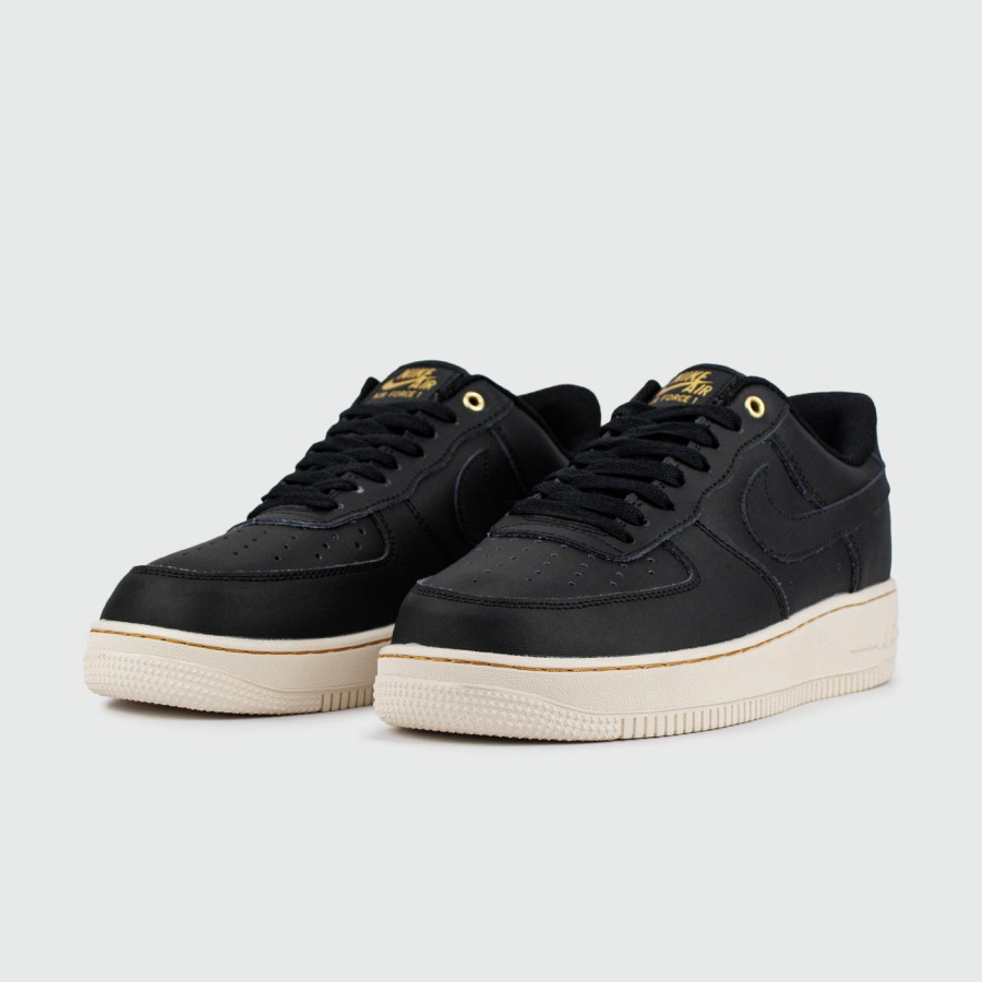 кроссовки Nike Air Force 1 Low Black / White Leather