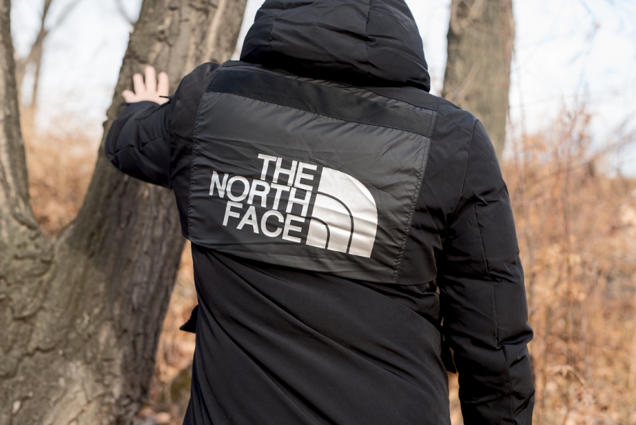 North face furry jacket