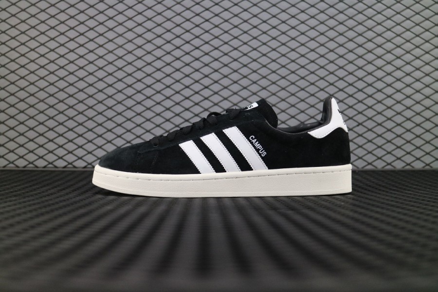 кроссовки мужские Adidas Campus Core Black / Ftwr White / Chalk White