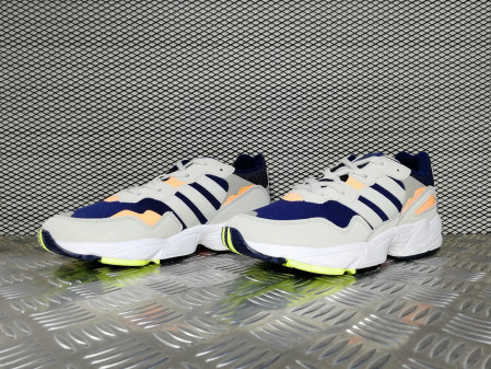 кроссовки мужские Adidas Yung-96 Collegiate Navy / Raw White / Solar Orange