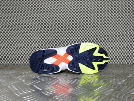 кроссовки мужские Adidas Yung-96 Collegiate Navy / Raw White / Solar Orange