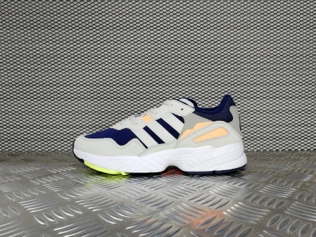кроссовки мужские Adidas Yung-96 Collegiate Navy / Raw White / Solar Orange