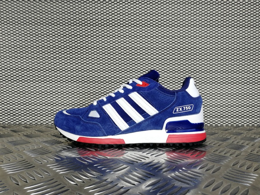кроссовки мужские Adidas ZX 750 Suede Navy