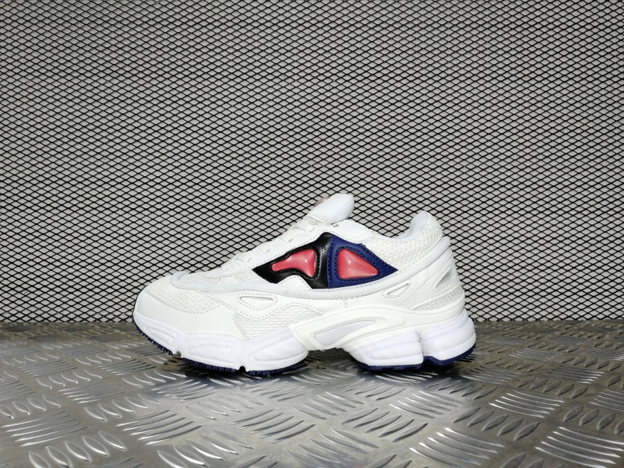 кроссовки женские Adidas Ozweego 2 X Raf Simons WMNS Chalk White / Bold Orange / Collegiate Navy