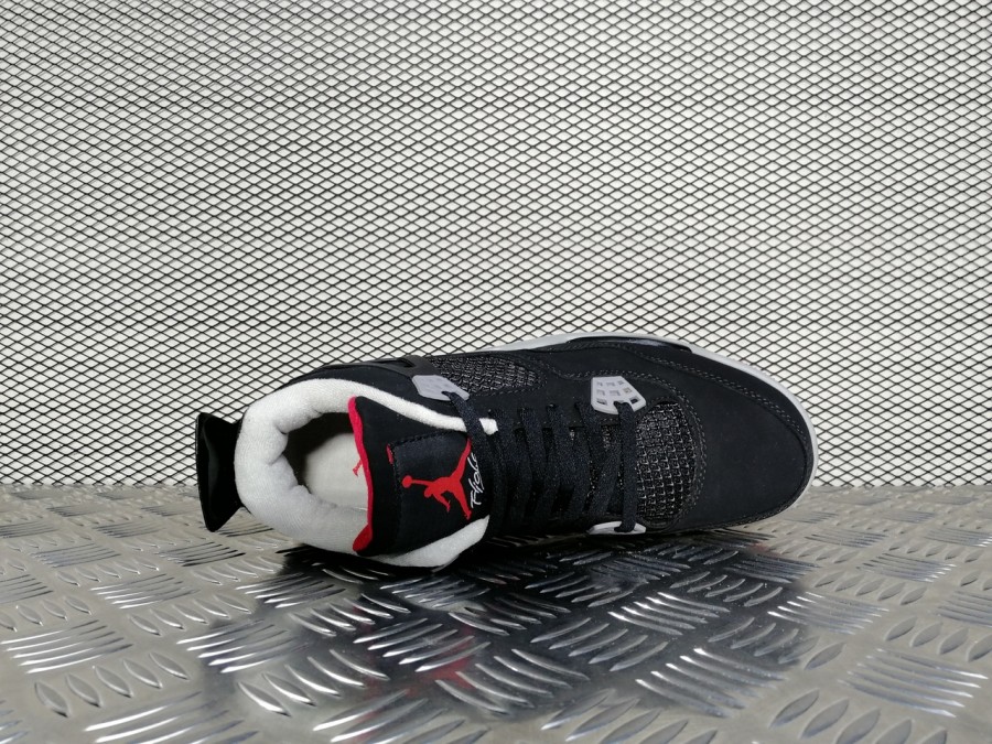 кроссовки мужские Nike Air Jordan 4 Retro «COUNTDOWN PACK» Black / Cement Grey / Fire Red