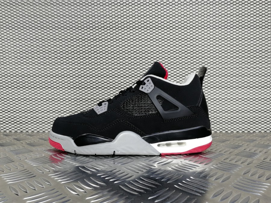 кроссовки мужские Nike Air Jordan 4 Retro «COUNTDOWN PACK» Black / Cement Grey / Fire Red
