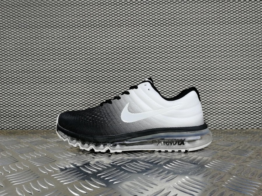 кроссовки мужские Nike Air Max 2017 Black White Gradient