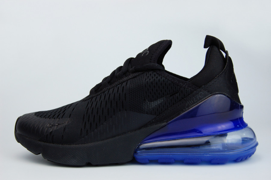 кроссовки мужские Nike Air Max 270 Black & Photo Blue