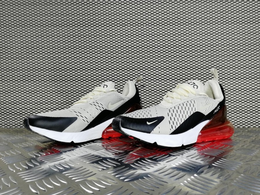 кроссовки мужские Nike Air Max 270 Light Bone / Hot Punch / Black / White