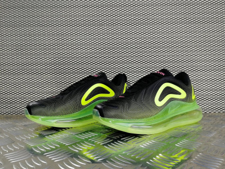 кроссовки мужские Nike Air Max 720 Black / Bright Crimson Volt