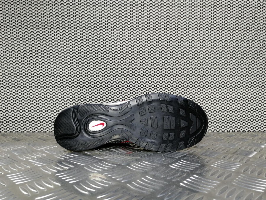 кроссовки мужские Nike Air Max 97 Ultra 17 Metallic Silver / Varsity Red - Black - White