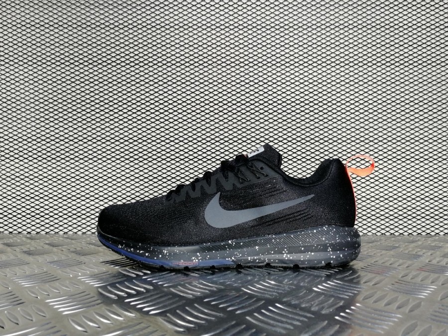 кроссовки мужские Nike Air Zoom Structure 21 Shield Black / Black - Obsidian / Black