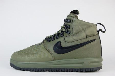 кроссовки мужские Nike Lunar Force 1 Duckboot 17 Medium Olive/ Black-Wolf Grey