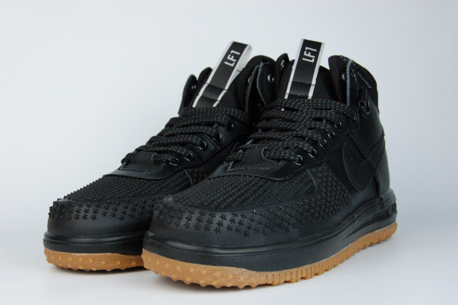 кроссовки мужские Nike Lunar Force 1 Duckboot Black Gum