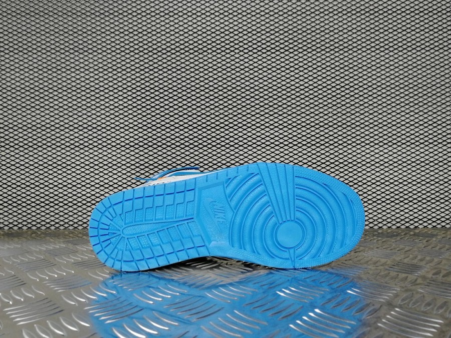 кроссовки мужские Nike Off-White X Jordan 1 UNC Blue
