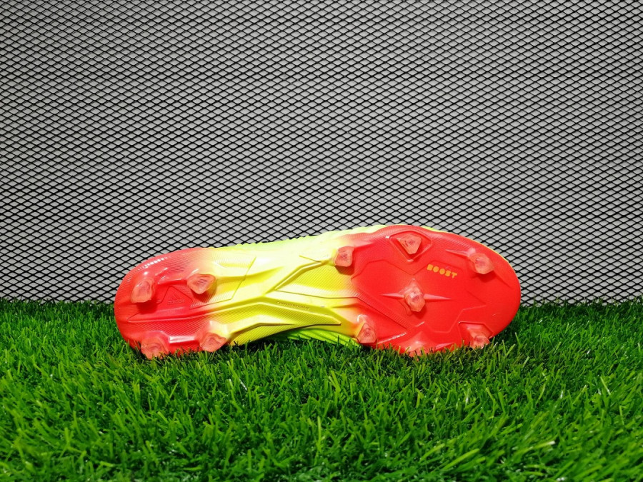 бутсы мужские Adidas Predator 18+ FG Solar Yellow / Core Black / Solar Red