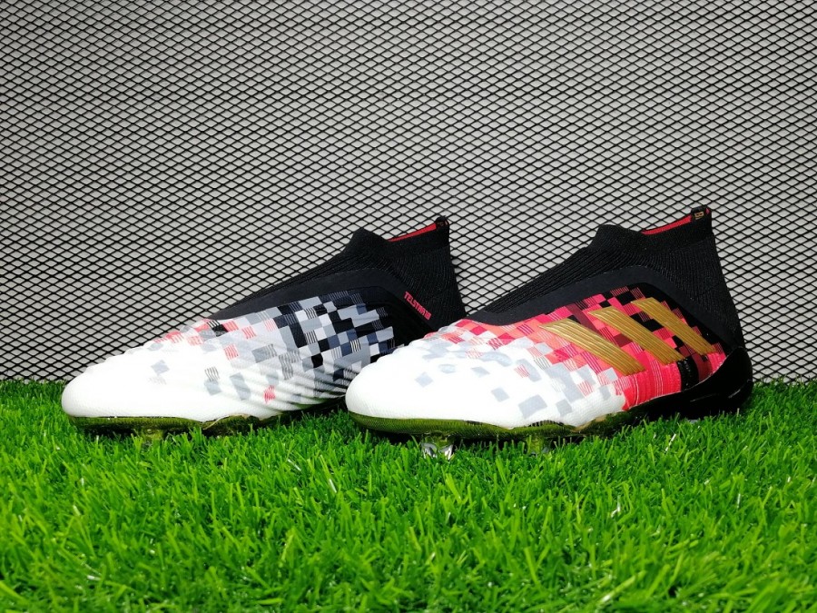 бутсы мужские Adidas Predator Telstar 18+ FG Core Black / Metallic Copper / Core White