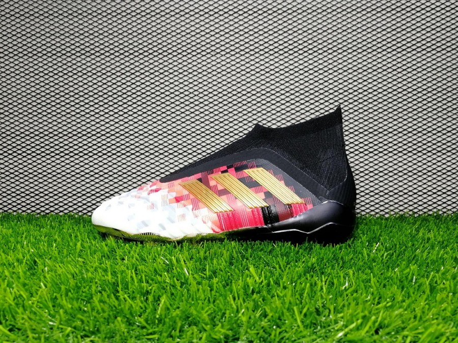 бутсы мужские Adidas Predator Telstar 18+ FG Core Black / Metallic Copper / Core White