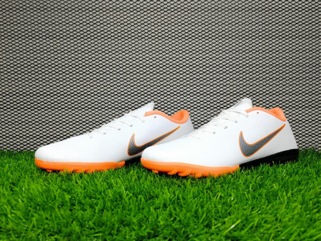 грунтовки мужские Nike MercurialX Vapor XII Academy TF White / Total Orange / Metallic Cool Grey