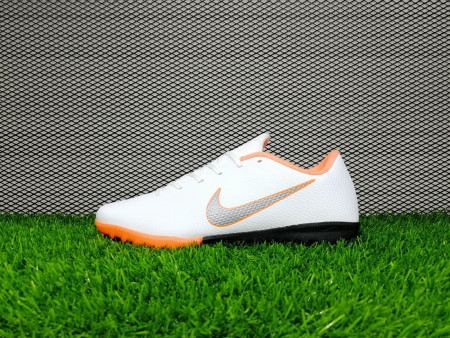 грунтовки мужские Nike MercurialX Vapor XII Academy TF White / Total Orange / Metallic Cool Grey