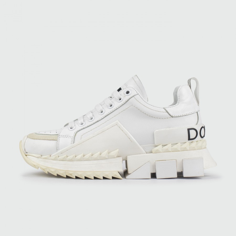 женские кроссовки Dolce & Gabbana Super Queen Bianco
