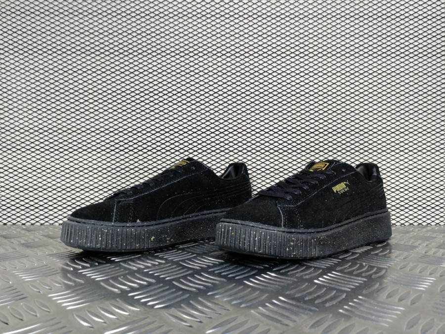 кроссовки женские Puma Suede Platform Speckled Black