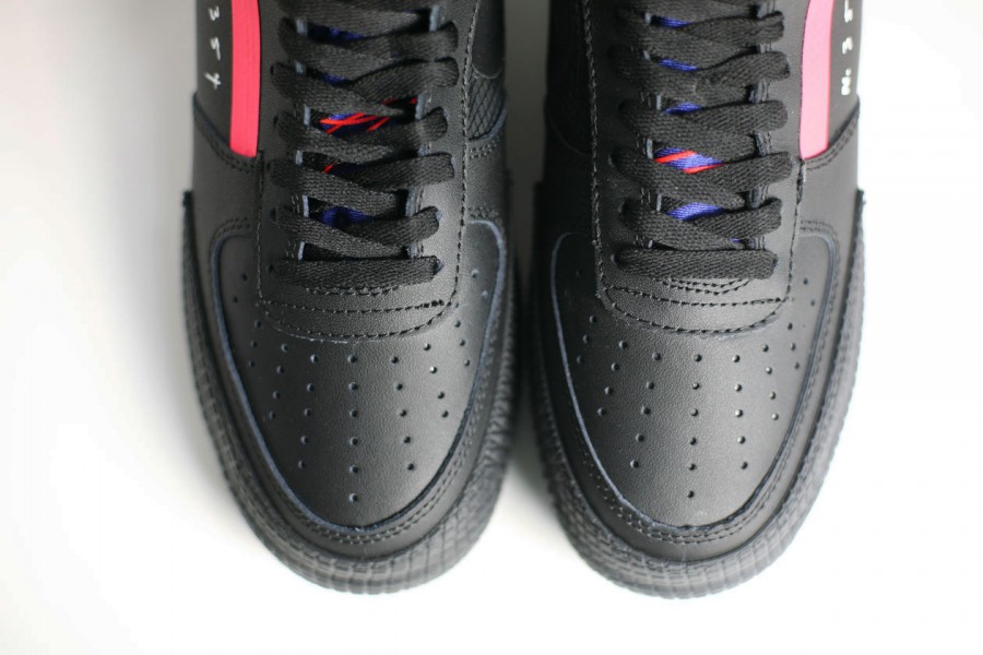кроссовки Nike Air Force 1 Type Black / Anthracite-Pink Tint