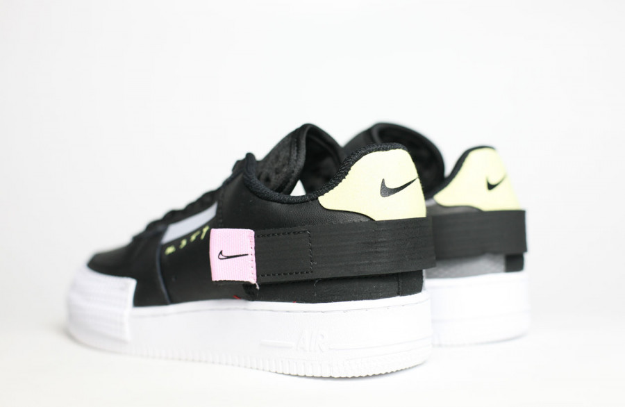кроссовки Nike Air Force 1 Type Black - Grailify