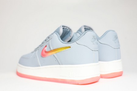 кроссовки Nike Air Force 1 Low Wmns Gray / Orange