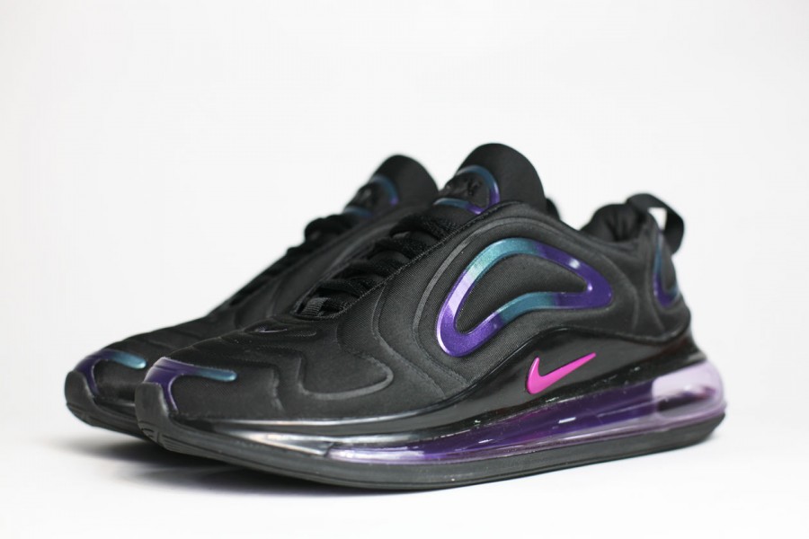 кроссовки Nike Air Max 720 Black / Laser Violet
