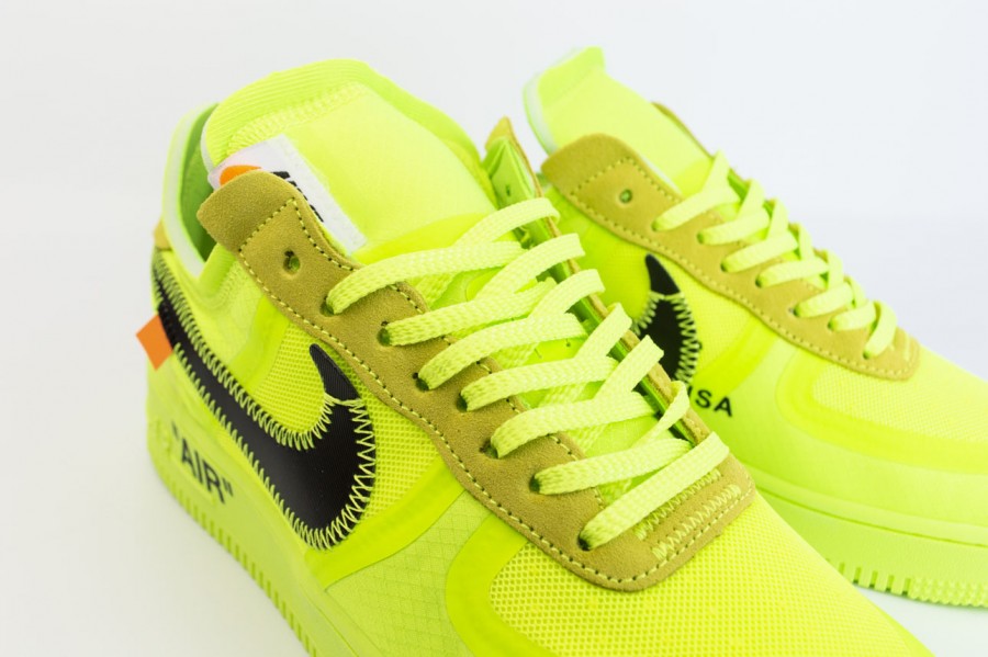 кроссовки Nike Air Force 1 Low x Off-White Volt