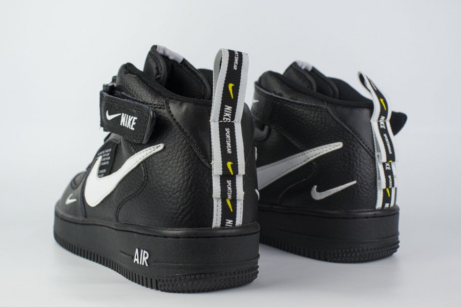кроссовки Nike Air Force 1 Mid LV8 Utility Triple Black