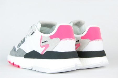 кроссовки Adidas Nite Jogger Gray / White / Red