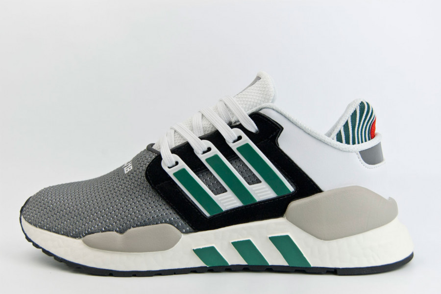 кроссовки Adidas EQT Support 91/18 Core Black / Clear Granite / Sub Green