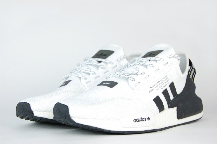 Кроссовки Adidas NMD R1 V2 White / Black