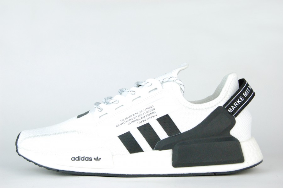 Кроссовки Adidas NMD R1 V2 White / Black