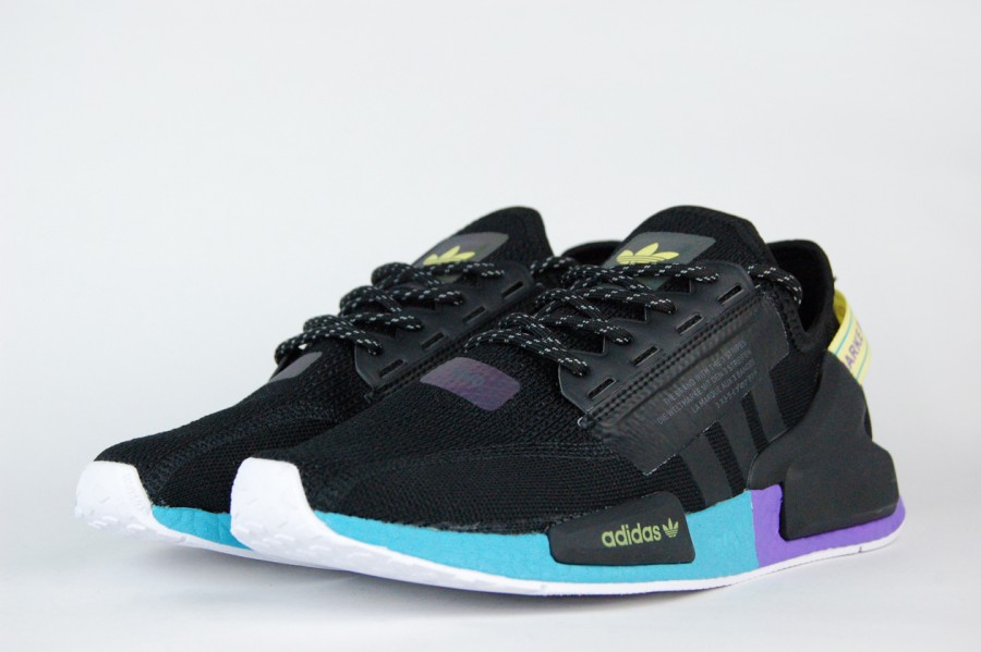 Кроссовки Adidas NMD R1 V2 Wmns Black / Blue
