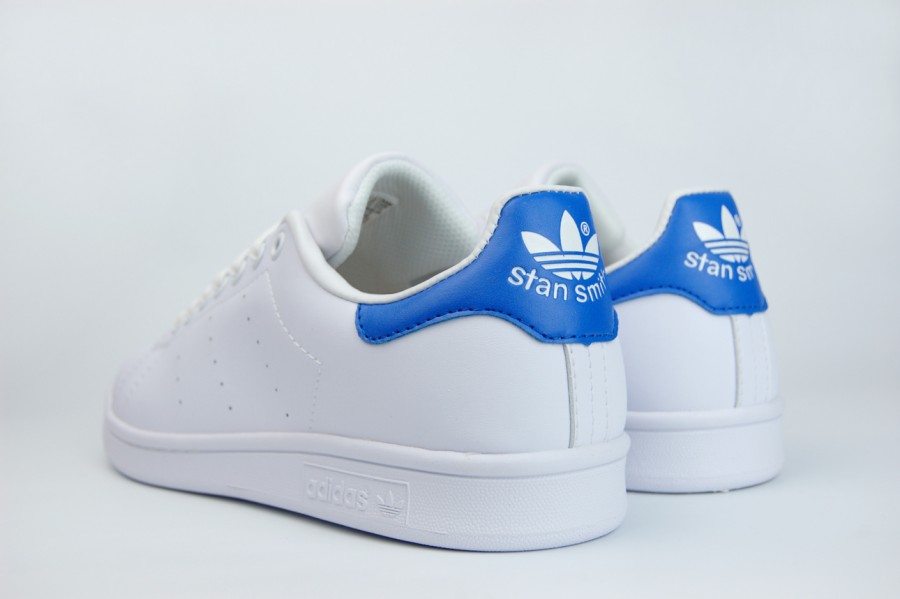 кроссовки Adidas Stan Smith White / Blue