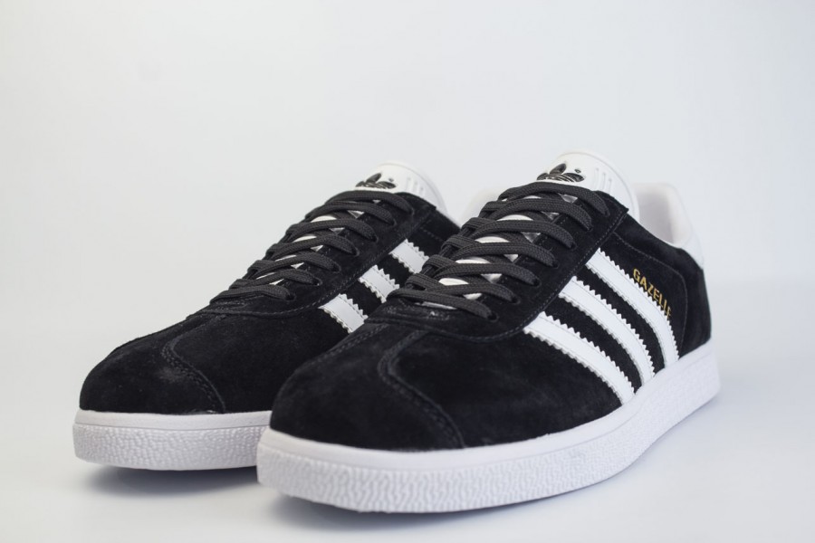 кроссовки Adidas Gazelle Suede Black / White
