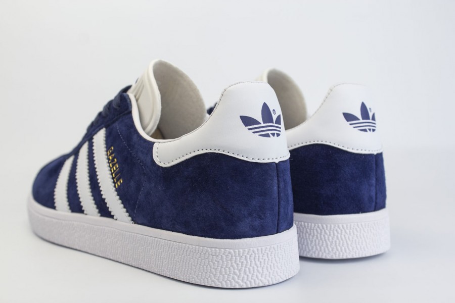 кроссовки Adidas Gazelle Suede Navy / White