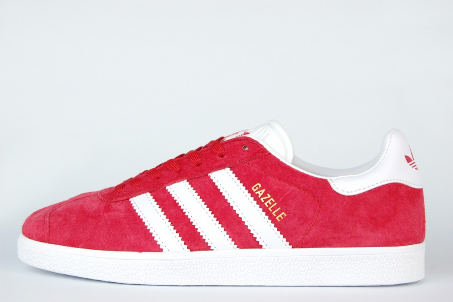 кроссовки Adidas Gazelle Red / White