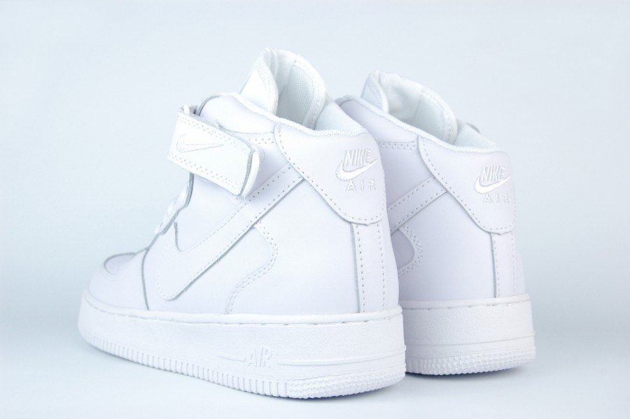кроссовки Nike Air Force 1 Mid Triple White