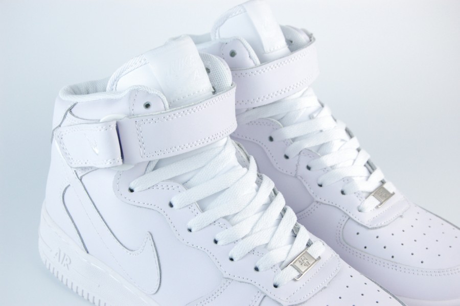 кроссовки Nike Air Force 1 Mid Triple White