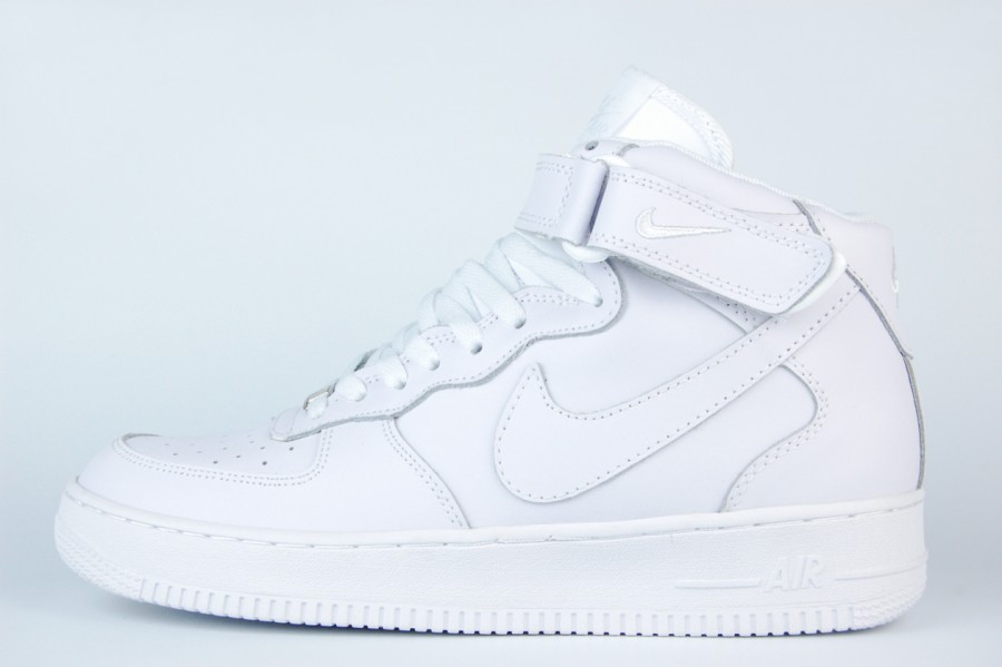 кроссовки Nike Air Force 1 Mid Triple White