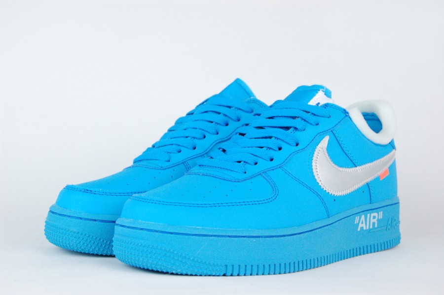 кроссовки Nike Air Force 1 Low x Off-White MCA Blue