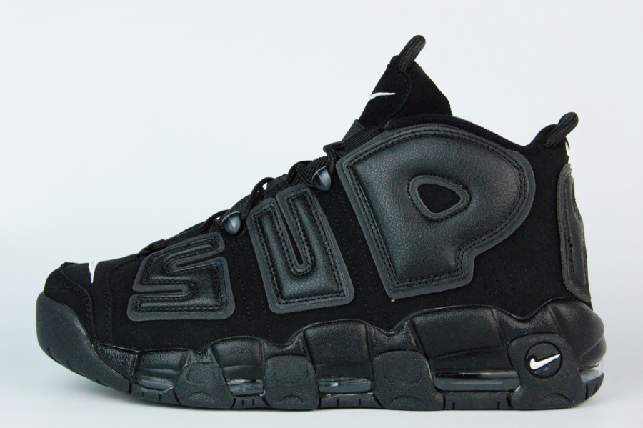 кроссовки Nike Air More Uptempo x Supreme Black